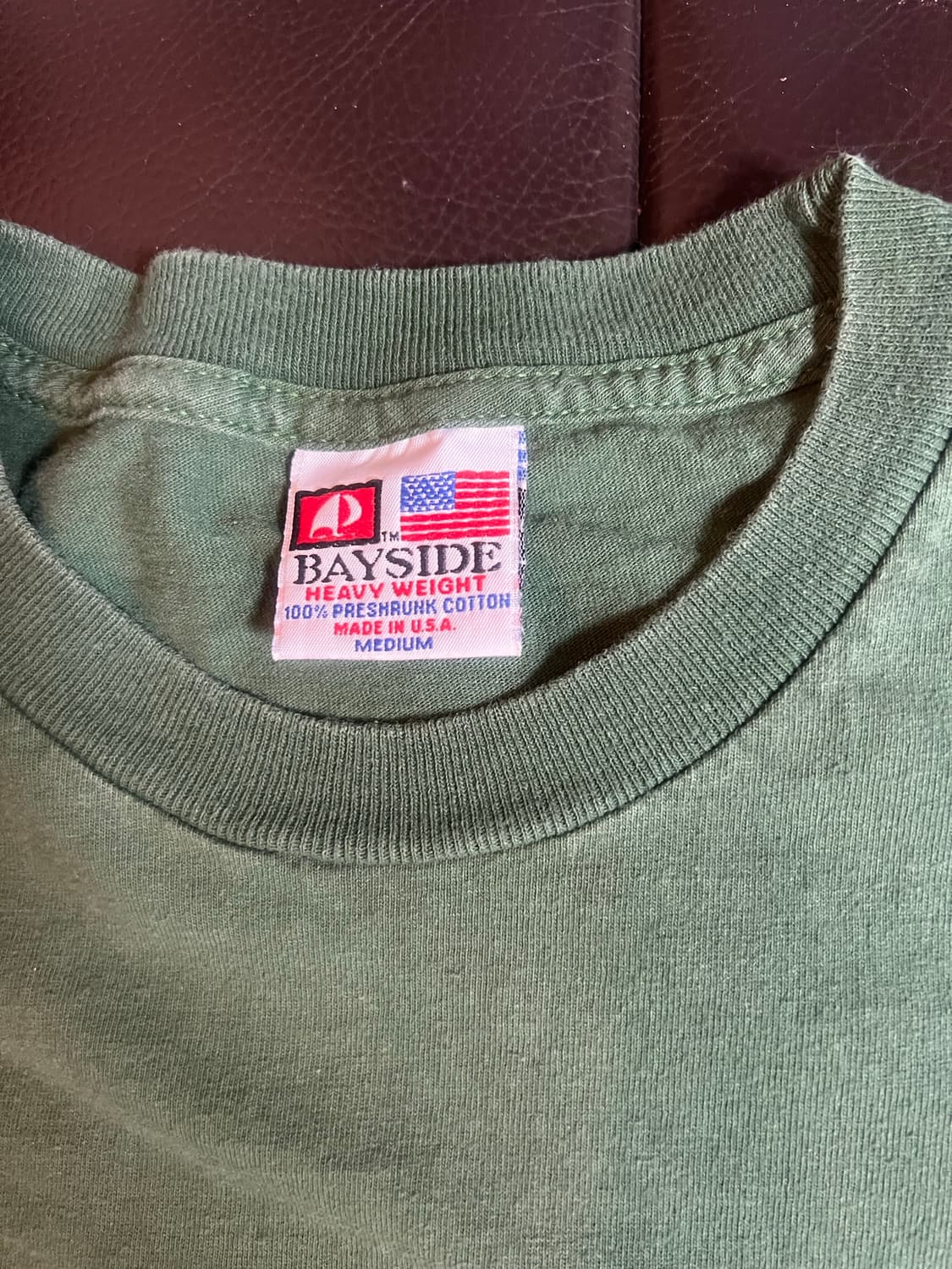 Usa BAYSIDE  그린 반팔 상품이미지3