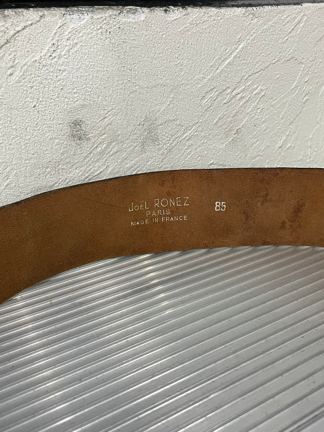 JOEL RONEZ 와이드 레더 벨트 (MADE IN FRANCE) 상품이미지4