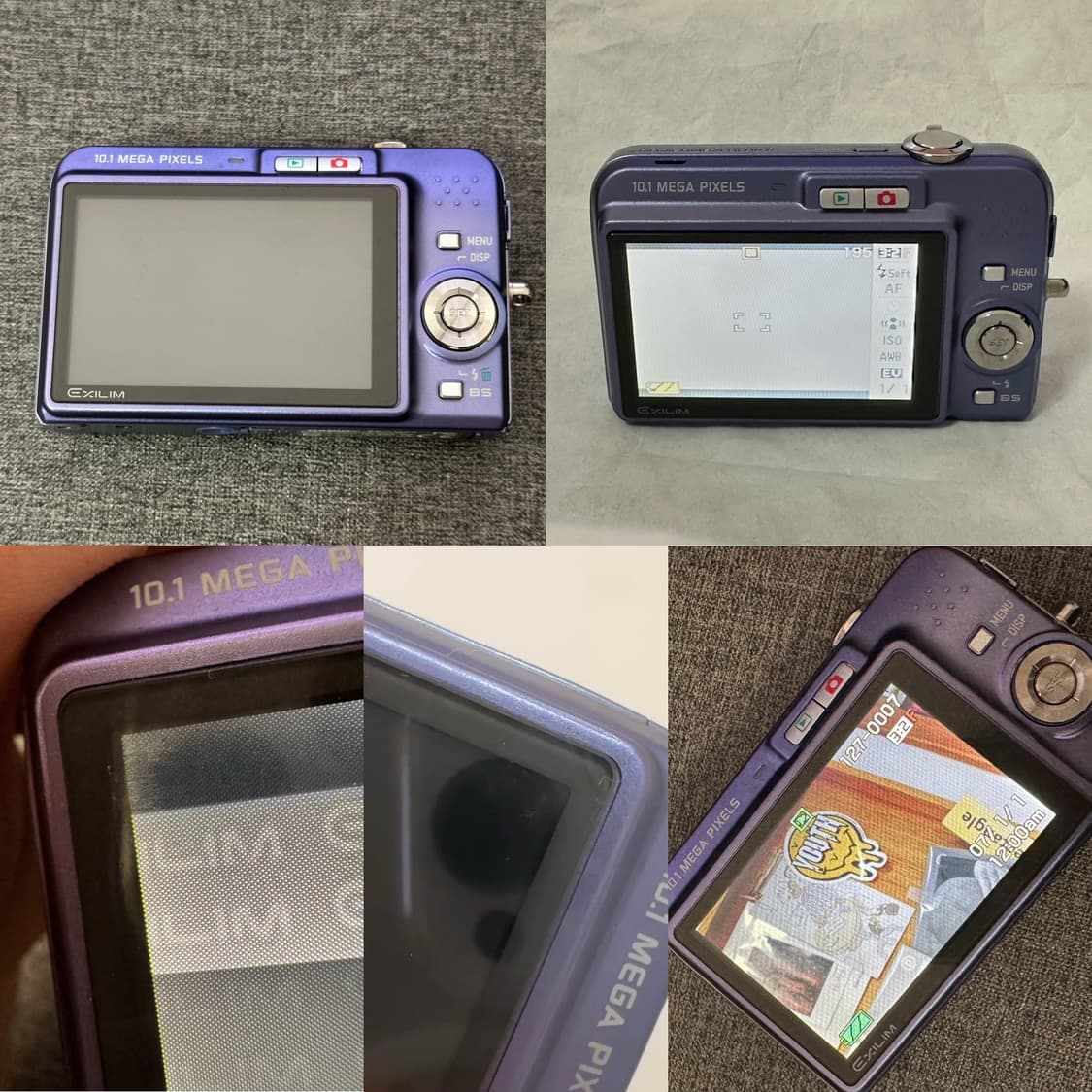 르세라핌 은채 디카 📸카시오 엑슬림 EX-Z1050 블루 + 정품충전기 상품이미지8