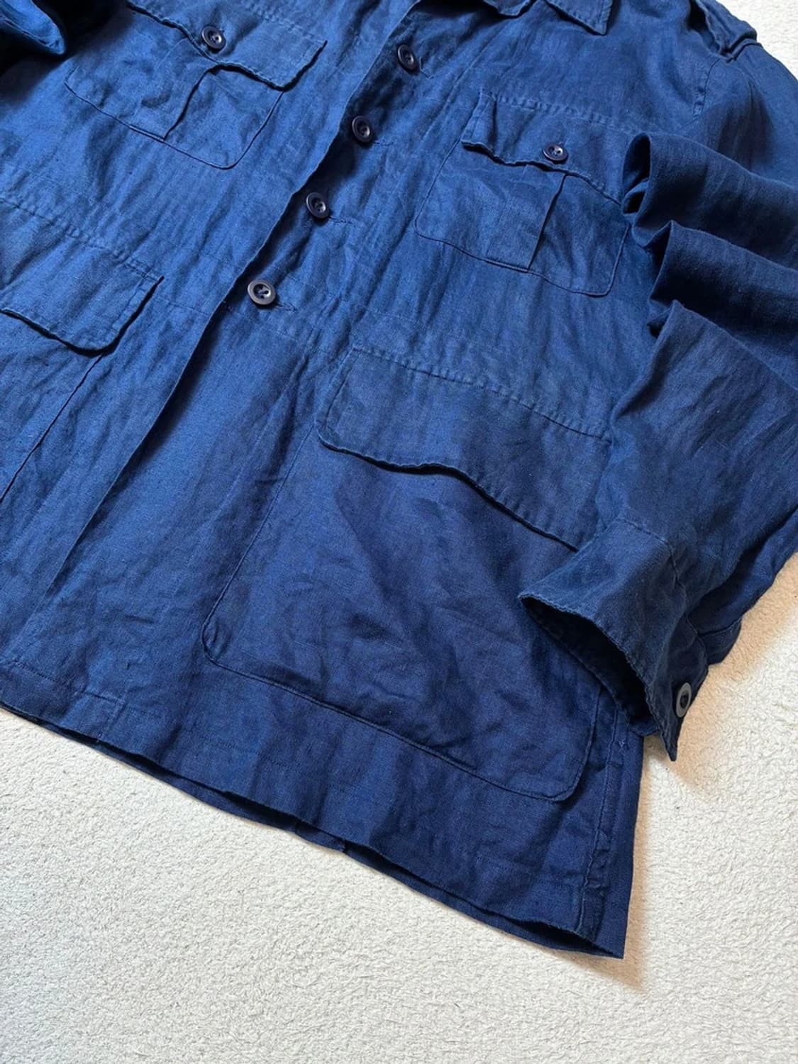 폴로 랄프로렌 린넨 밀리터리 사파리 셔츠 자켓 PN7475 상품이미지4