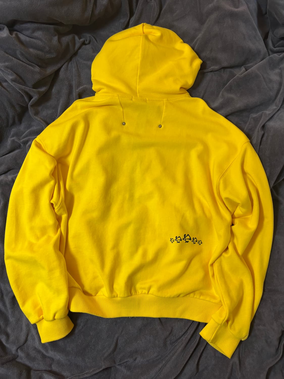 [PACO SPLY] TRACY ZIP UP HOODIE YELLOW 상품이미지8
