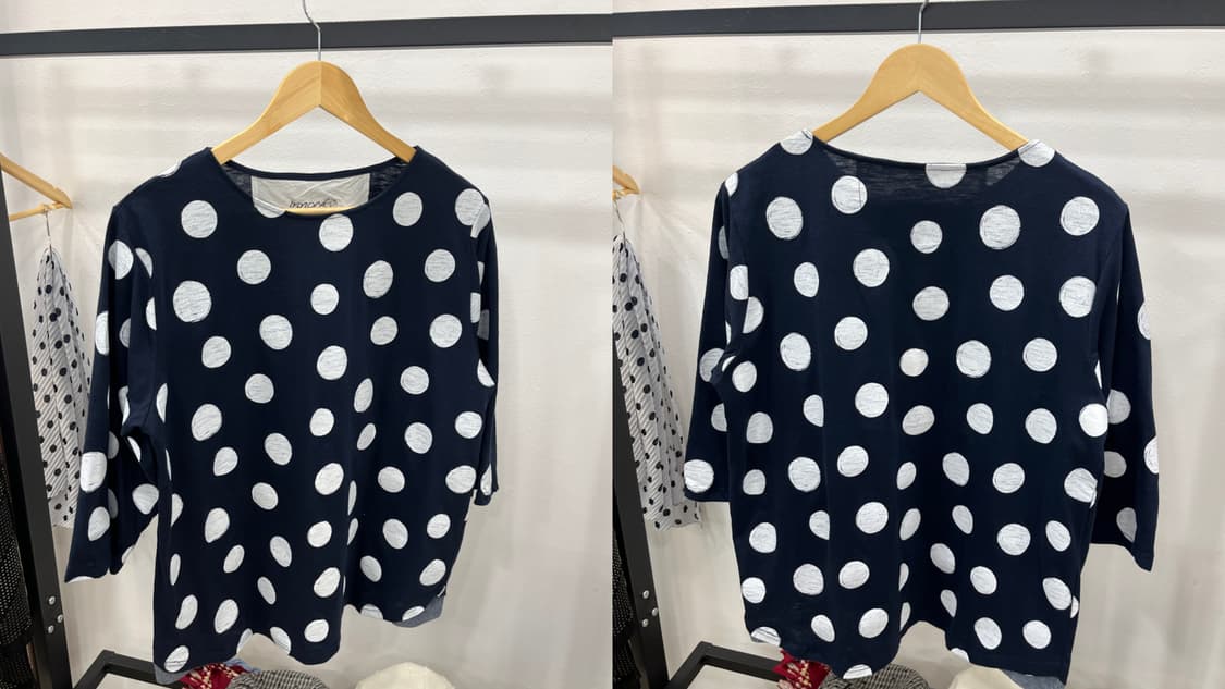 Polka navy t-shirts 상품이미지7