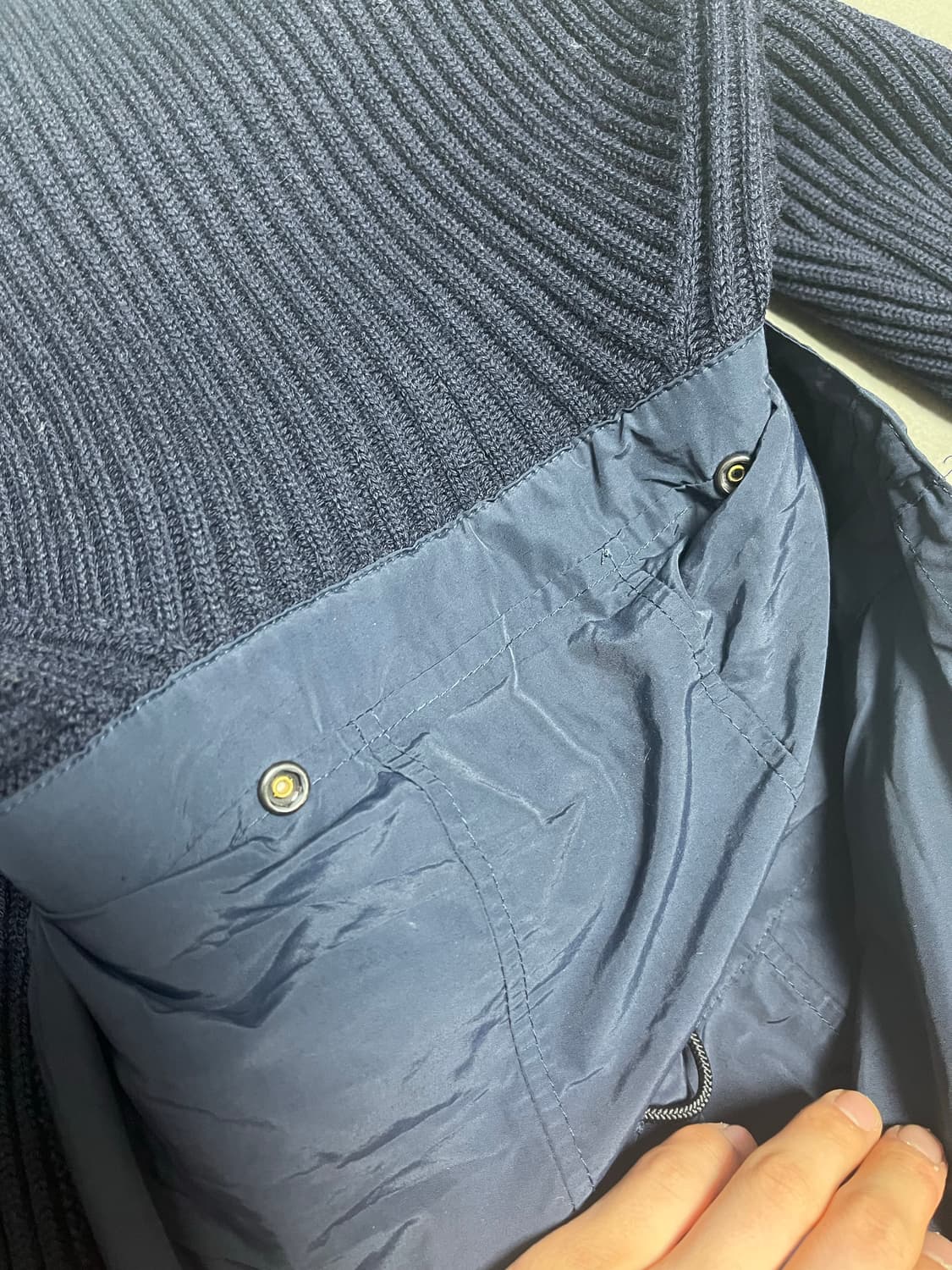 스톤아일랜드 니트 후드집업 Xl 상품이미지9