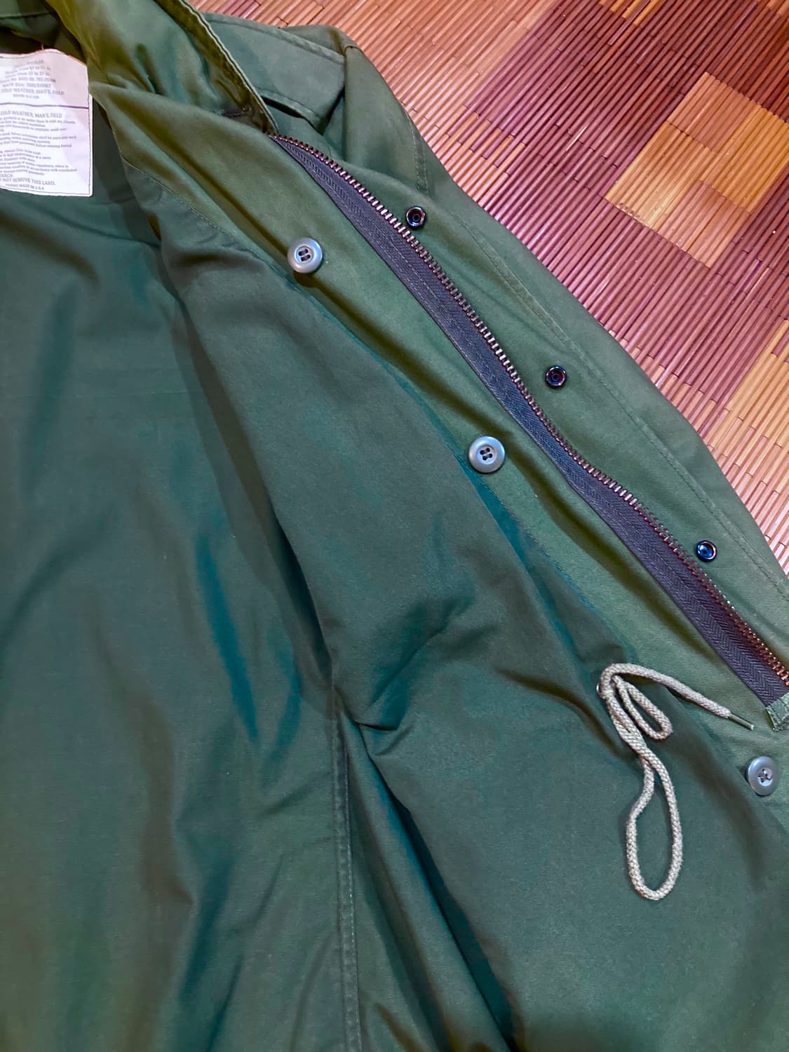 USA made military M-65 레귤러 필드 자켓 상품이미지8