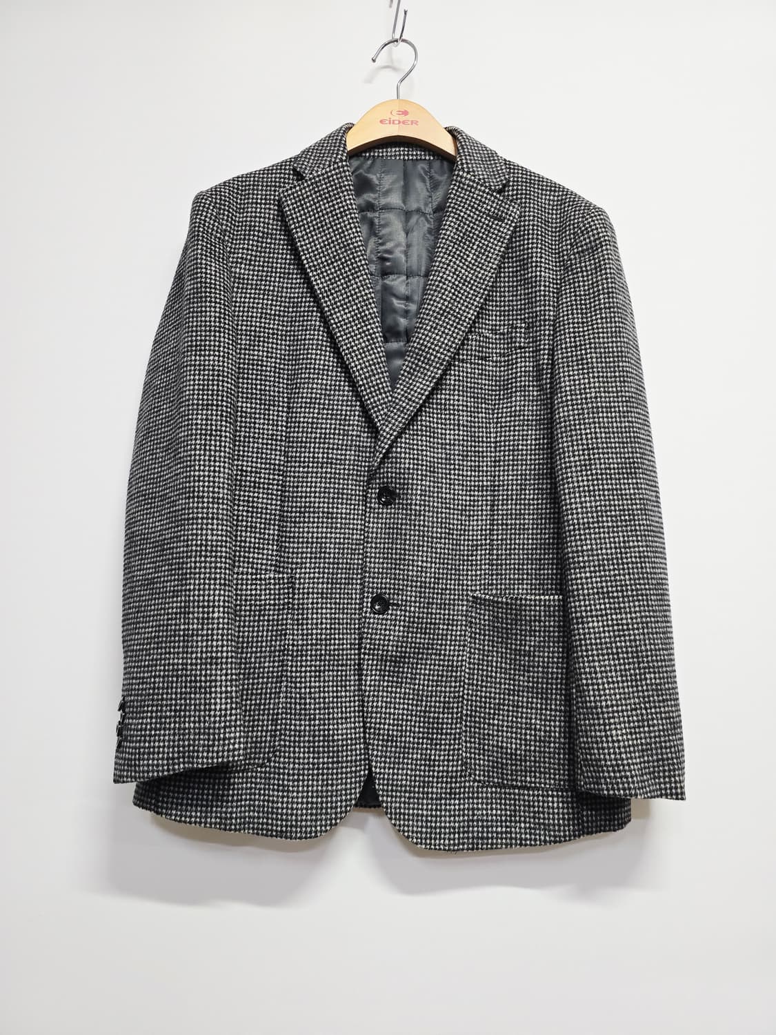 워모 하운드투스 체크 모캐시미어 혼방자켓100 상품이미지1