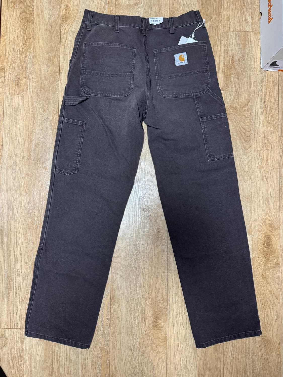 칼하트 윕 더블니 팬츠 토바코(스톤 캔버스)29X32 새상품 상품이미지2