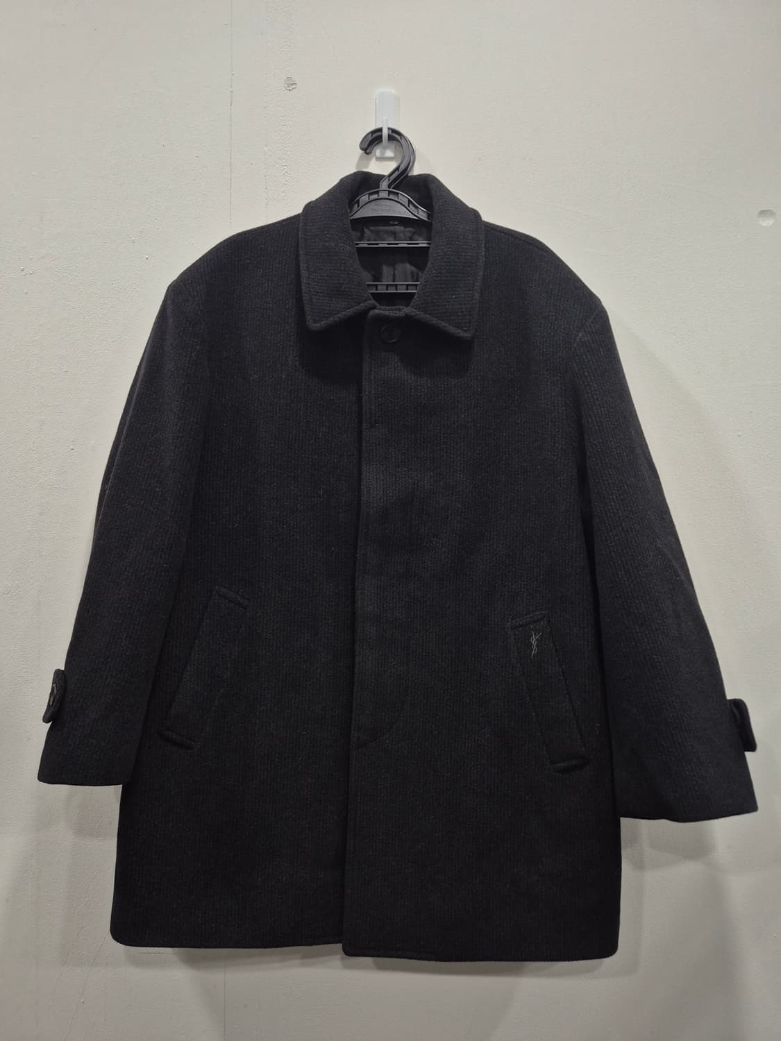 입생로랑 뿌르 옴므 모직 하프 코트 남성 100사이즈 상품이미지1