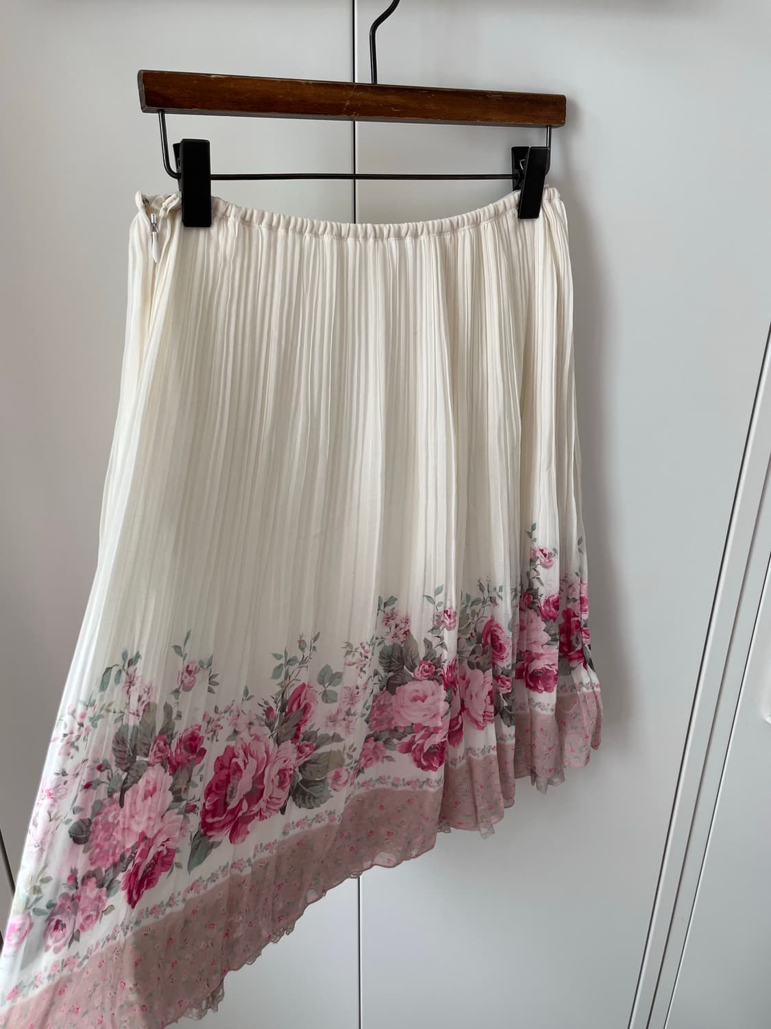 Lest rose 장미 레이스 레이어드 플리츠 스커트 상품이미지8