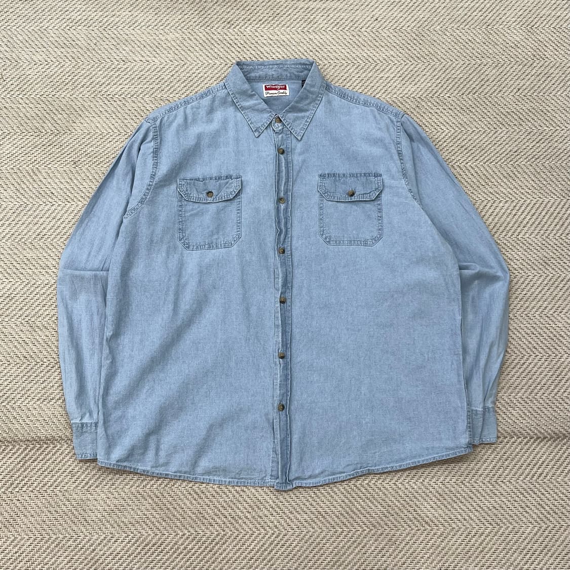 랭글러 워크 데님셔츠 r3212 상품이미지1