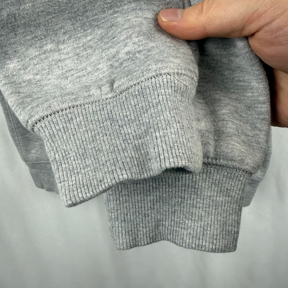 (S) 타미힐피거 스몰 패치 로고 맨투맨 그레이 상품이미지4