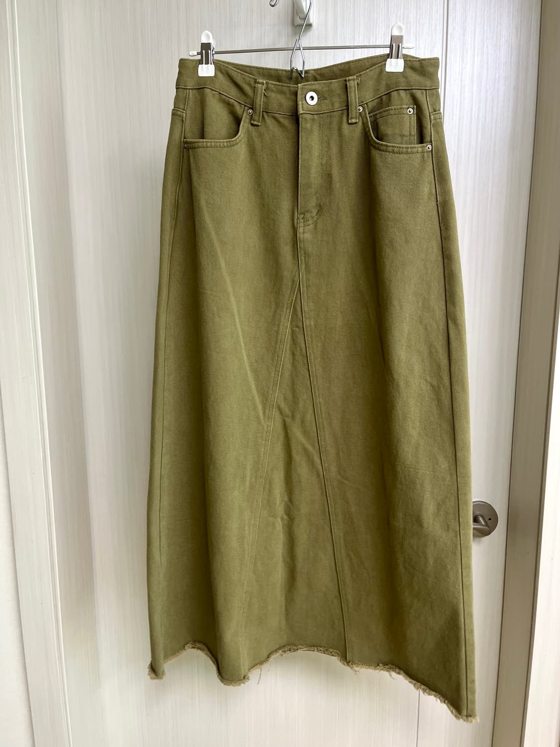 일본빈티지 니트 가디건 화이트 블라우스 롱치마 하구미 모리걸 상품이미지4