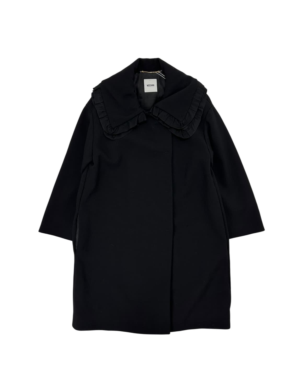 모스키노 빅 카라 더블 코트 상품이미지1