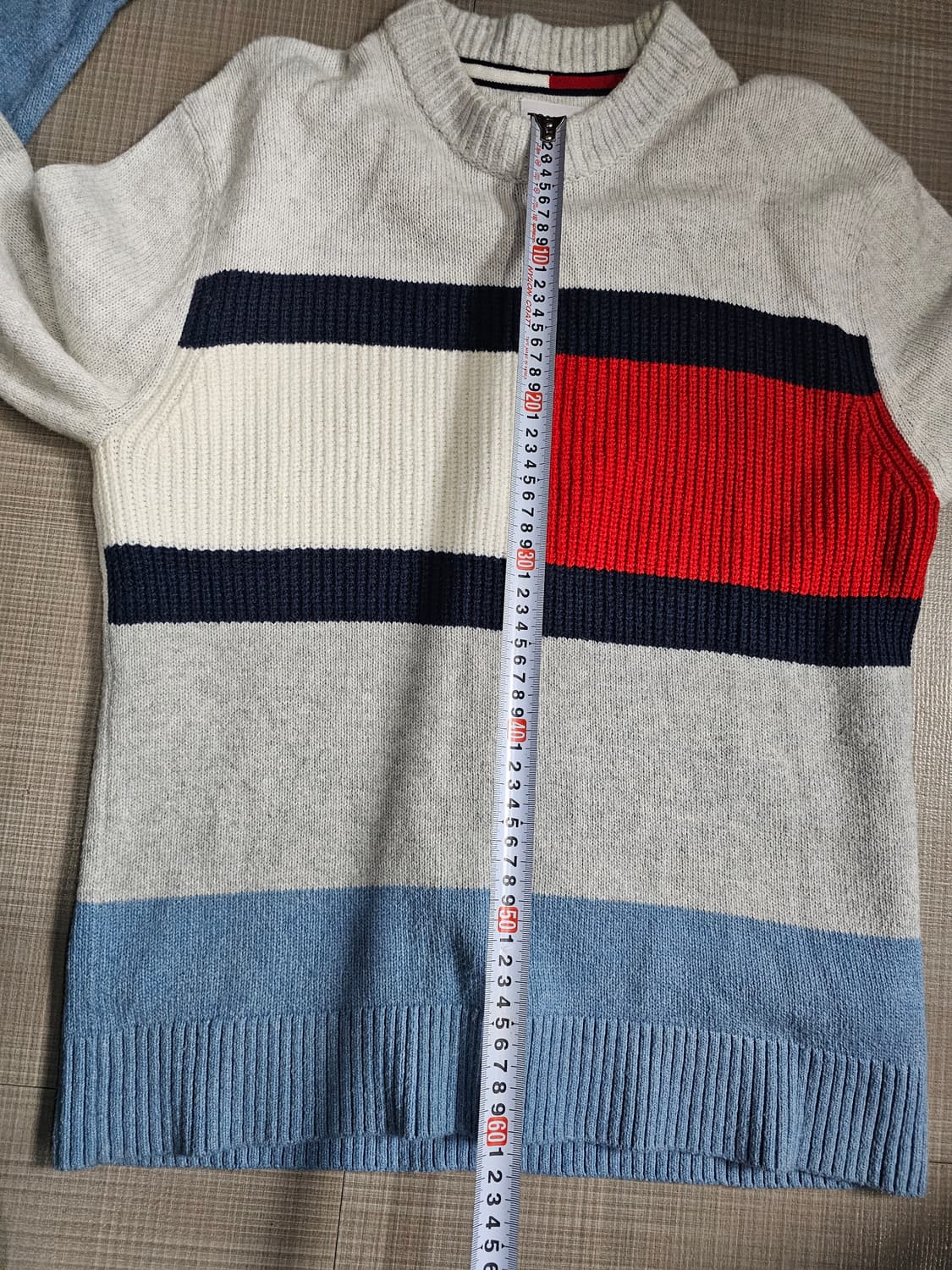 타미힐피거 컬러 블록 니트 스웨터 상품이미지2