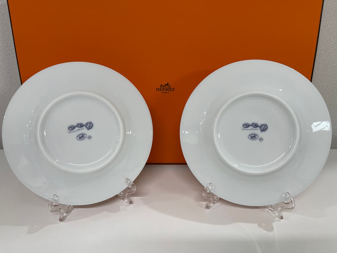 에르메스 샹달 블루 디저트 플레이트 2P 세트 상품이미지5