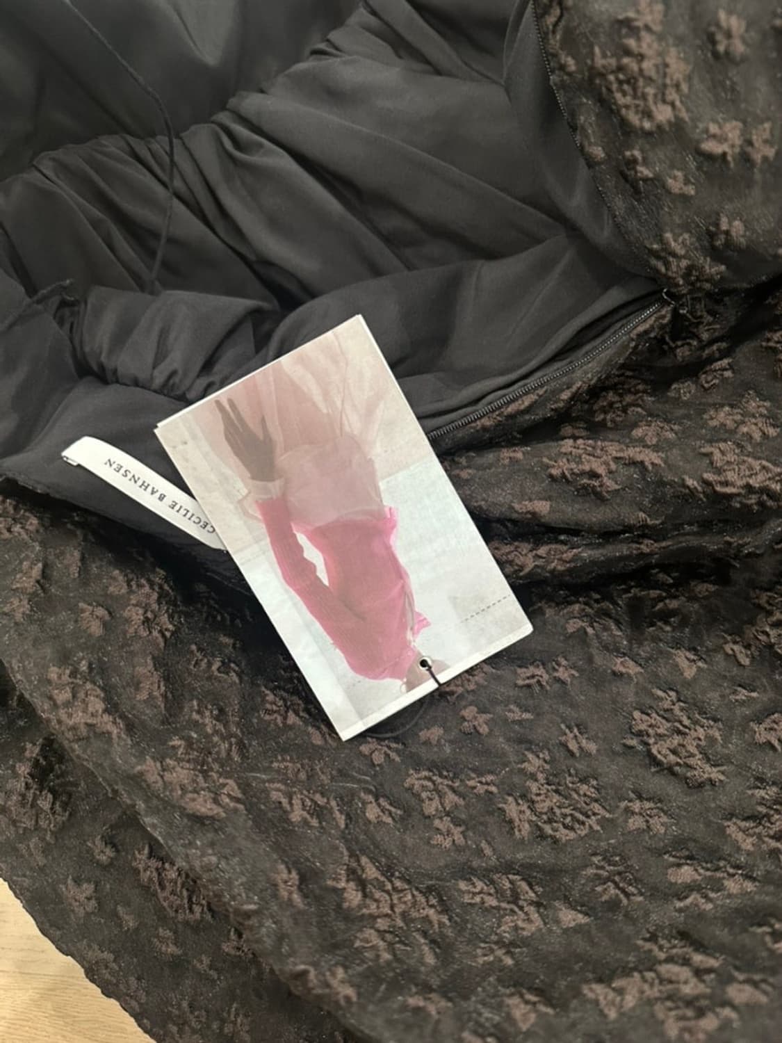 세실리에 반센 롱 원피스 베스 드레스 beth dress 브라운 컬러 상품이미지3