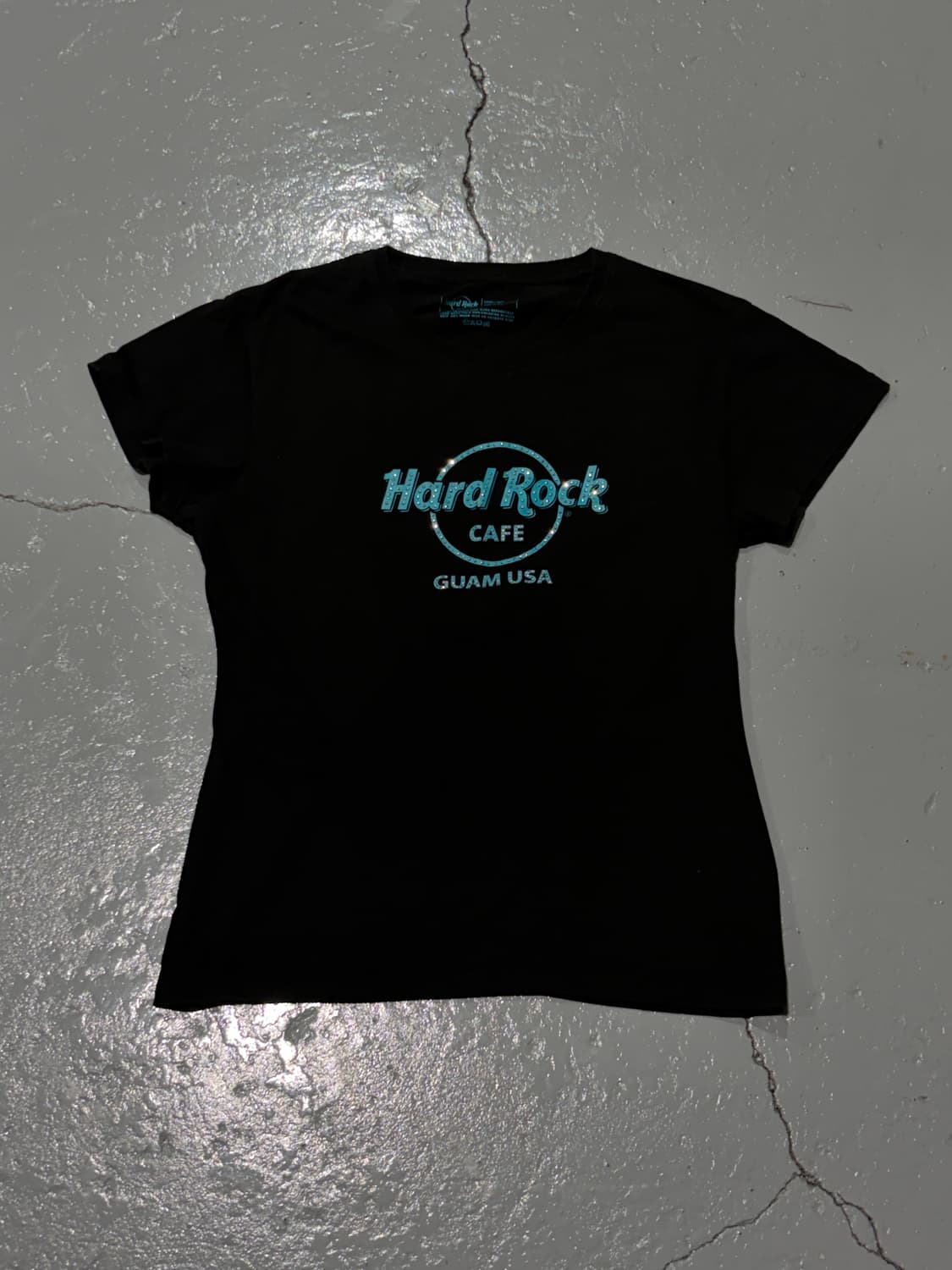 하드락카페(Hard Rock Cafe) 괌 큐빅 반팔 티셔츠 상품이미지1