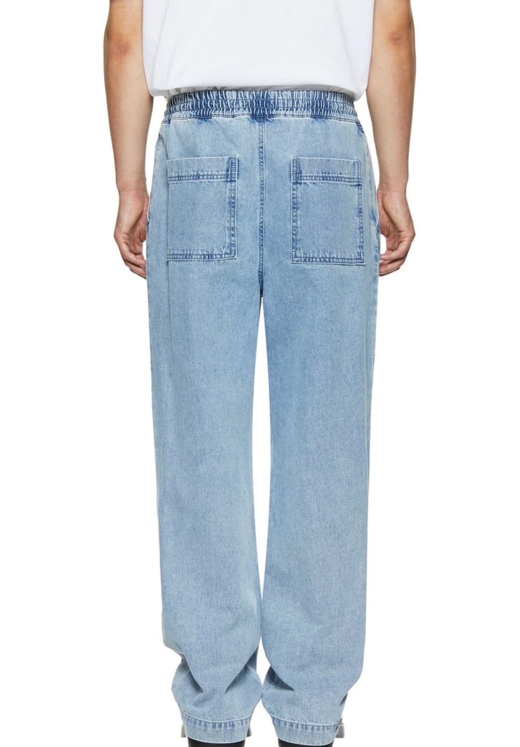 [거의 새것] 우영미 블루 와이드 밴딩 데님 팬츠 50사이즈 상품이미지9