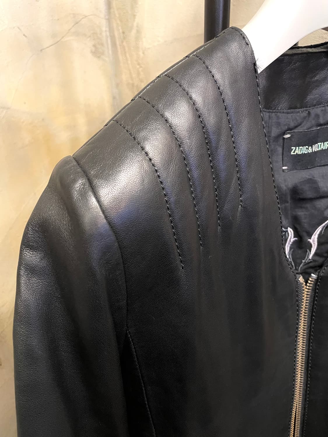 쟈딕앤볼테르 양가죽 레더 자켓 55~66 상품이미지2