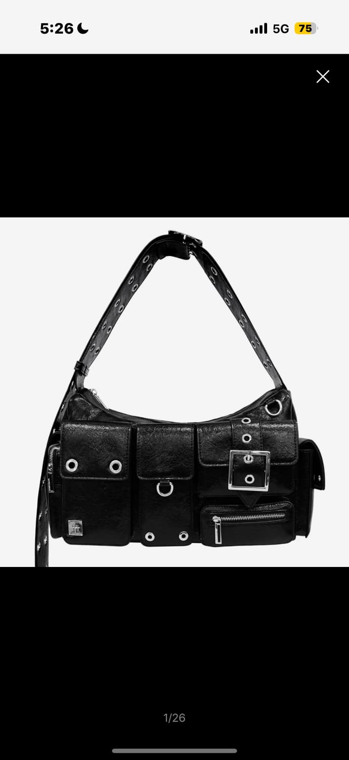 블랙퍼플 포트리스 백 Fortress Bag_Black 상품이미지1