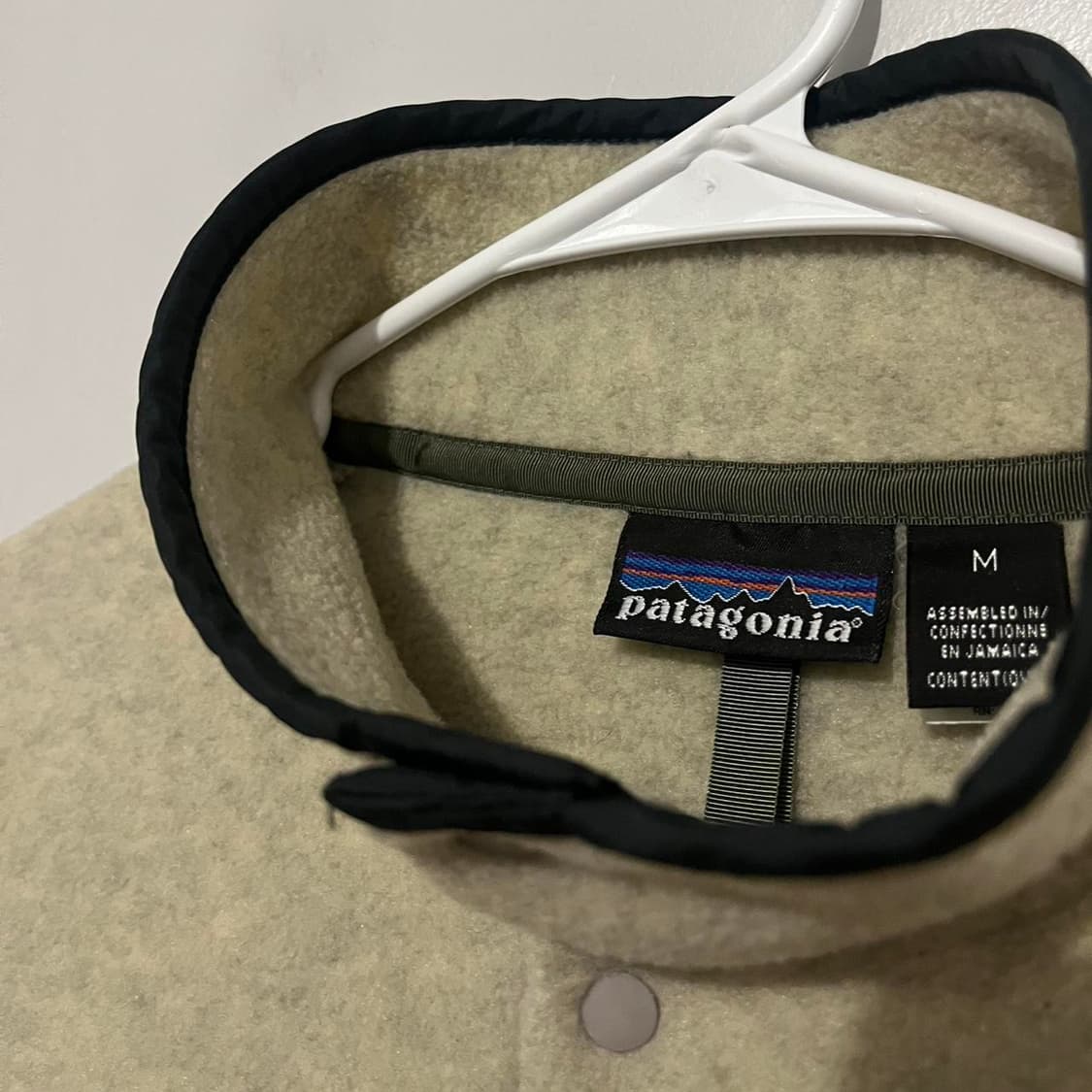 90s 파타고니아 신칠라 스냅-T 베이지/블랙 자메이카 상품이미지3