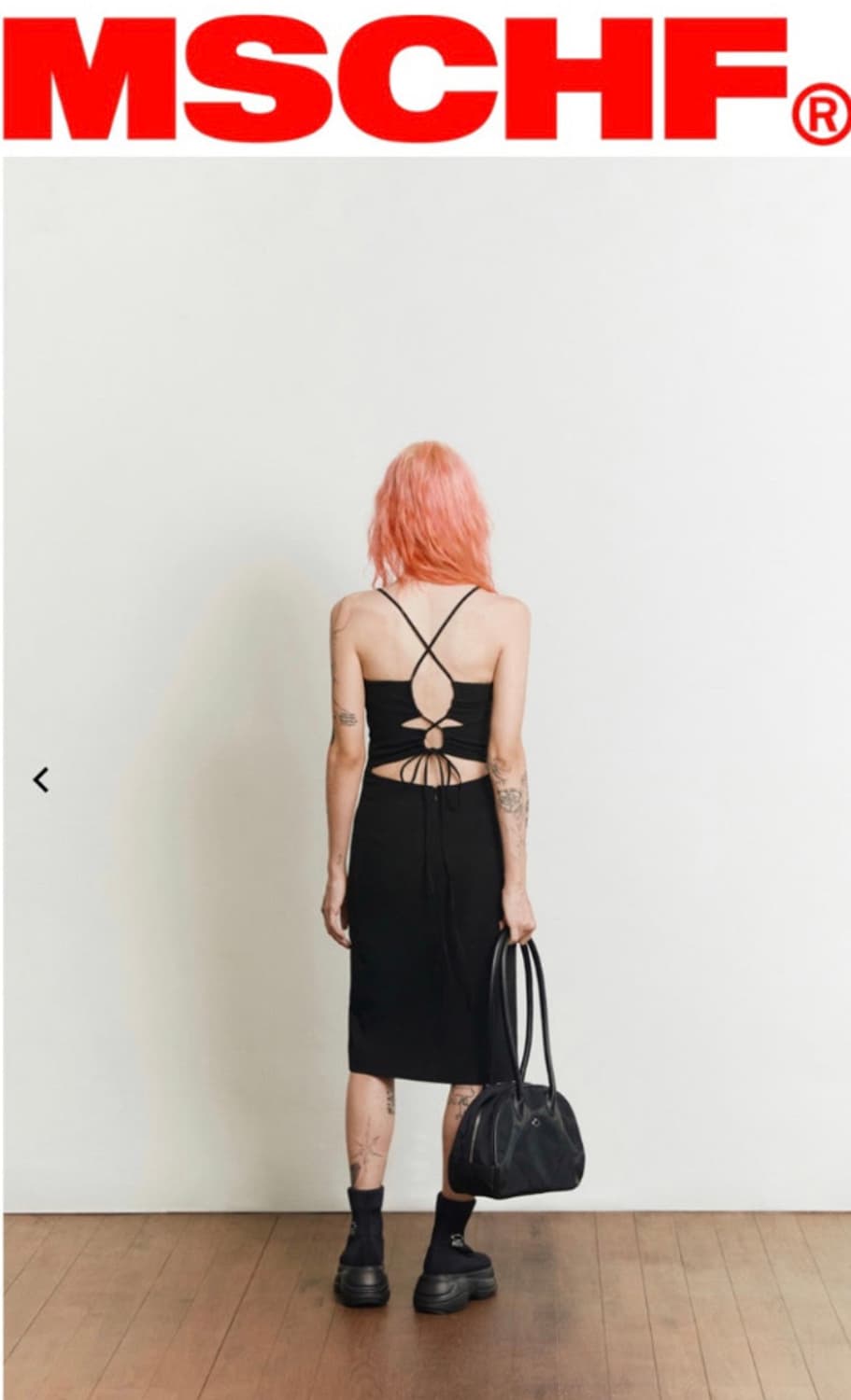 미스치프 bustier dress 검정  상품이미지1