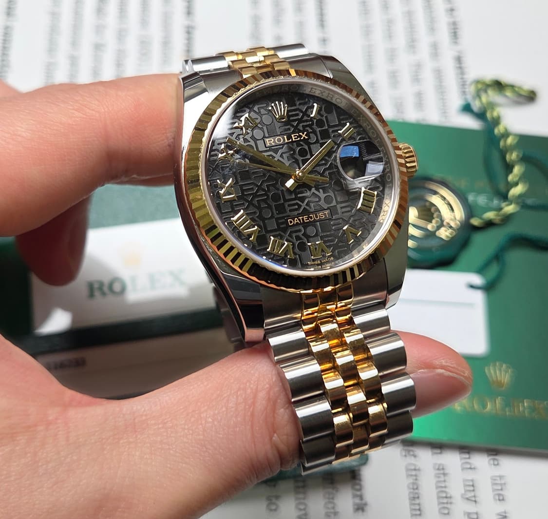 롤렉스 데이저스트 116233 18K콤비 블랙로만 컴퓨터판 상품이미지4