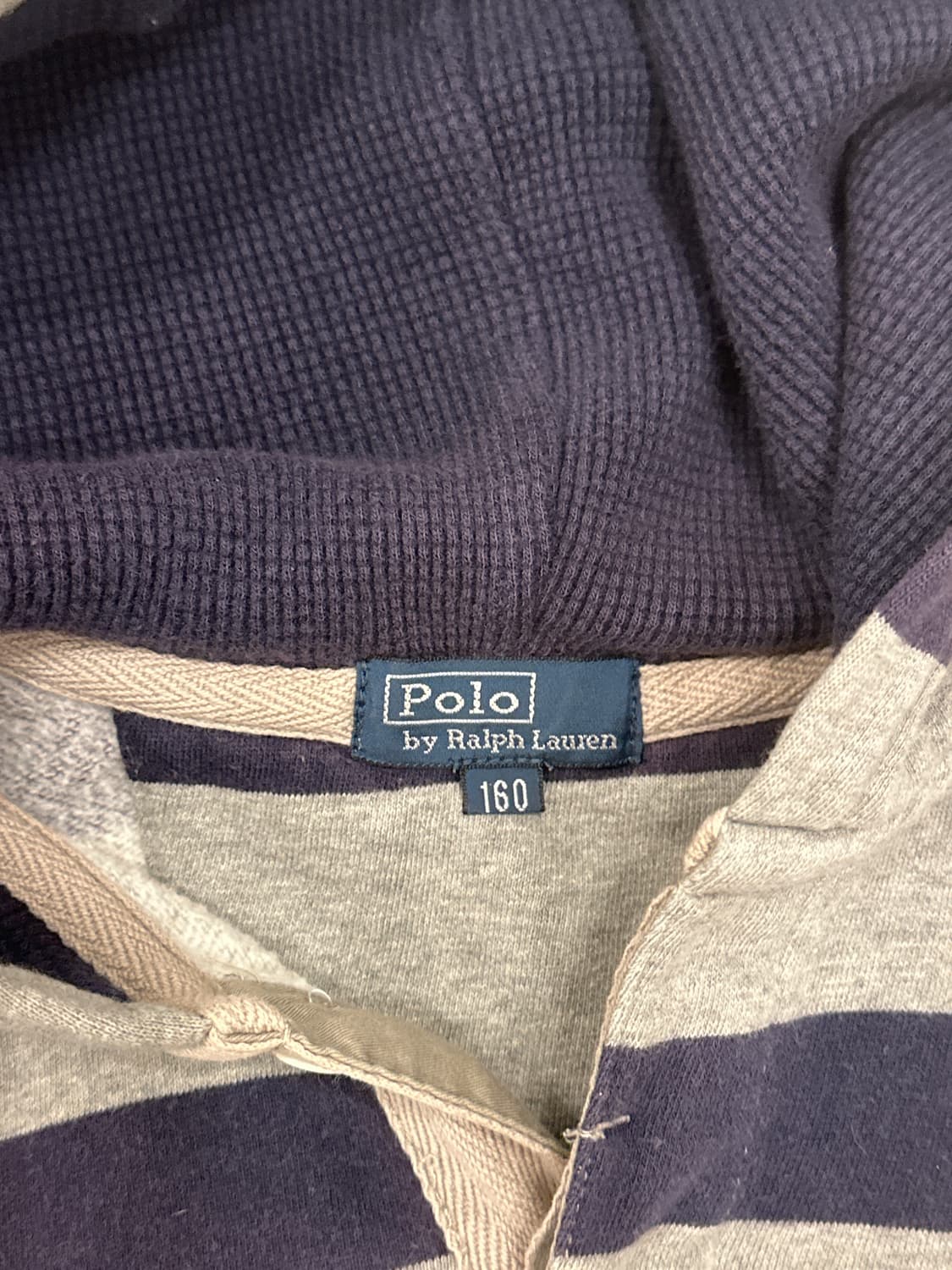 폴로 스트라이프 후드티 상품이미지2