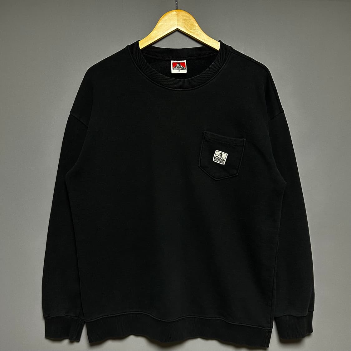 [XL]벤 데이비스 검정 맨투맨 상품이미지1