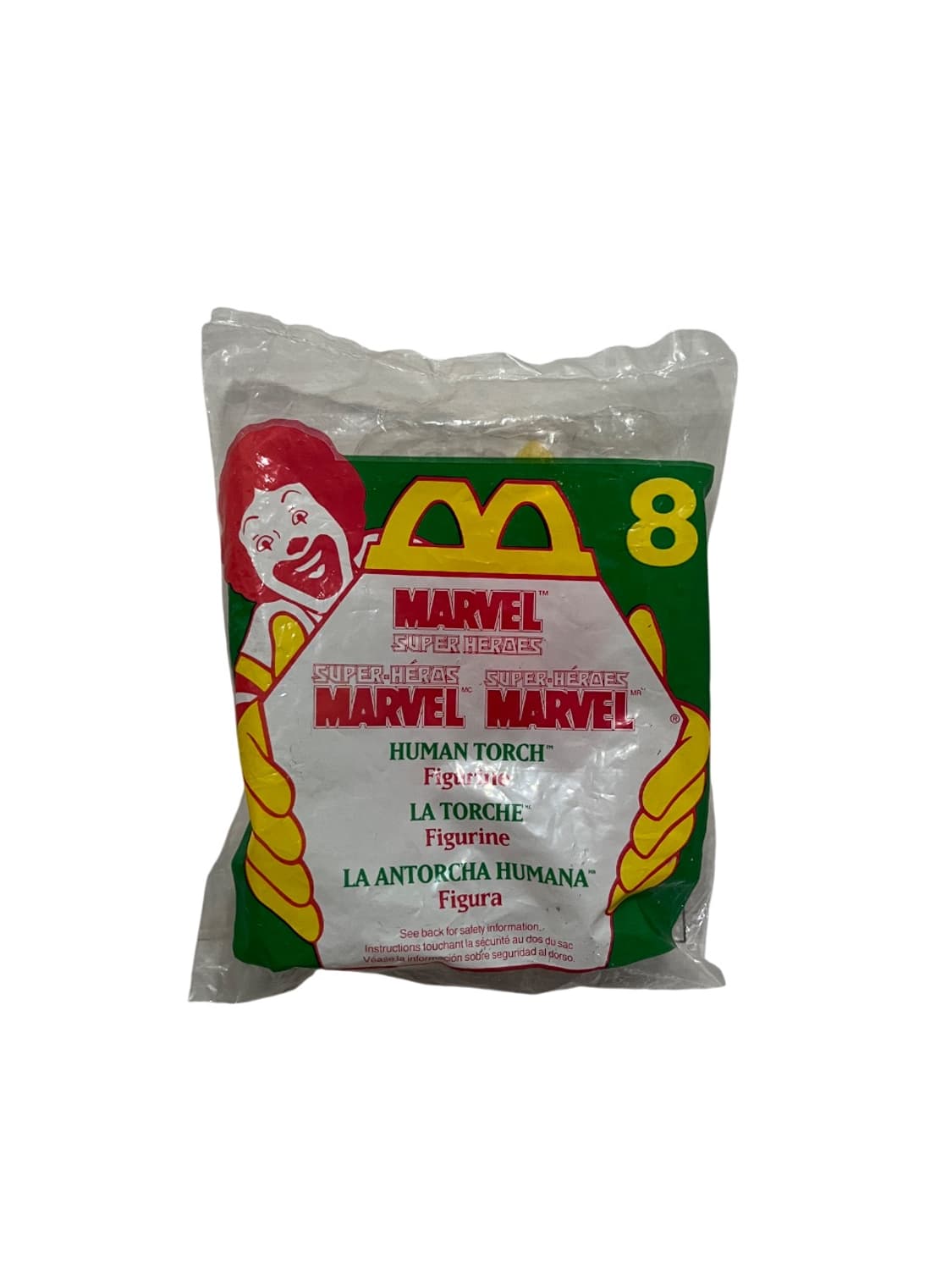 96년 빈티지 맥도날드 해피밀 휴먼토치 마블 피규어 상품이미지2