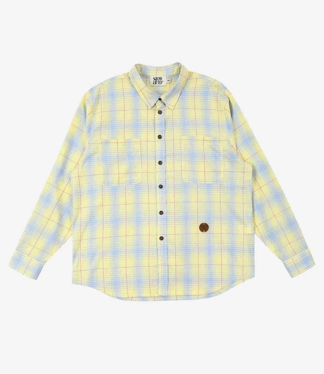 썸머 라이트 체크 셔츠 레몬 상품이미지1