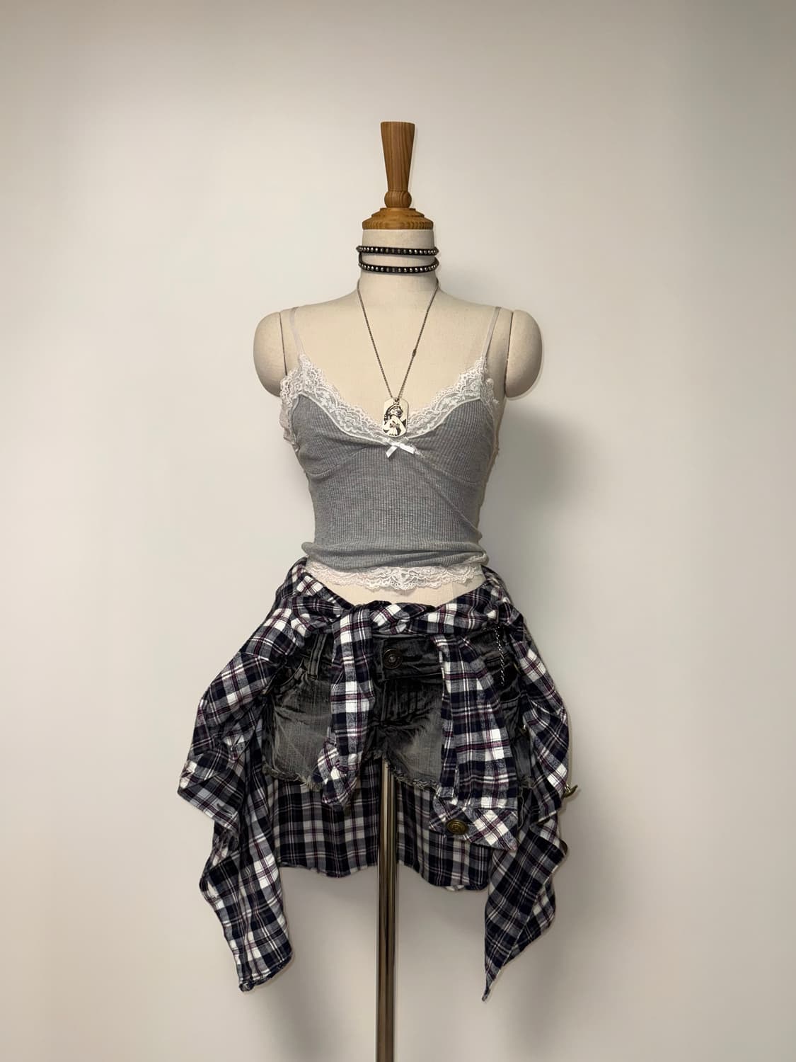 와투케 체크 셔츠  상품이미지6