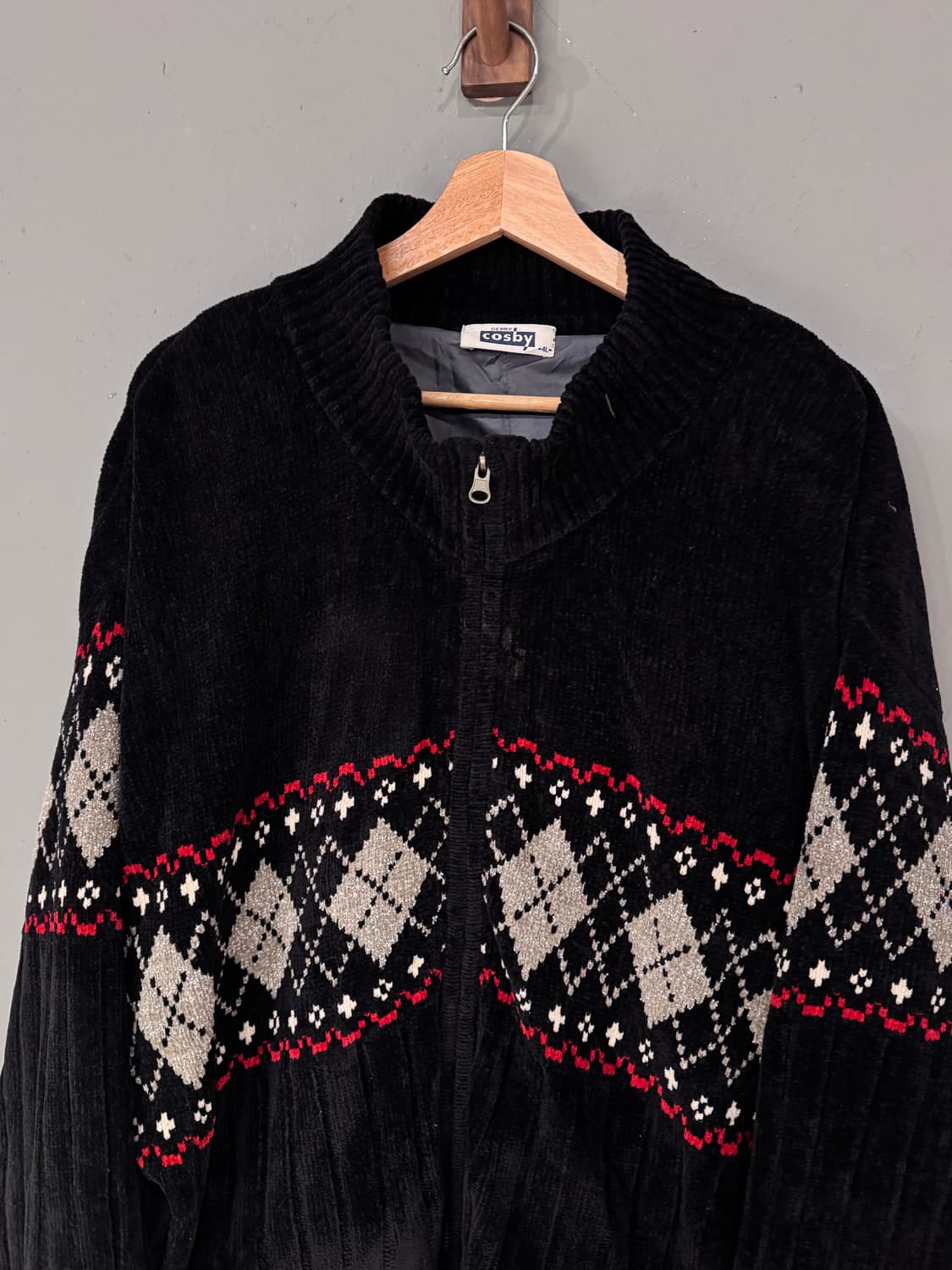 코스비 눈꽃 코듀로이 니트 집업  상품이미지2