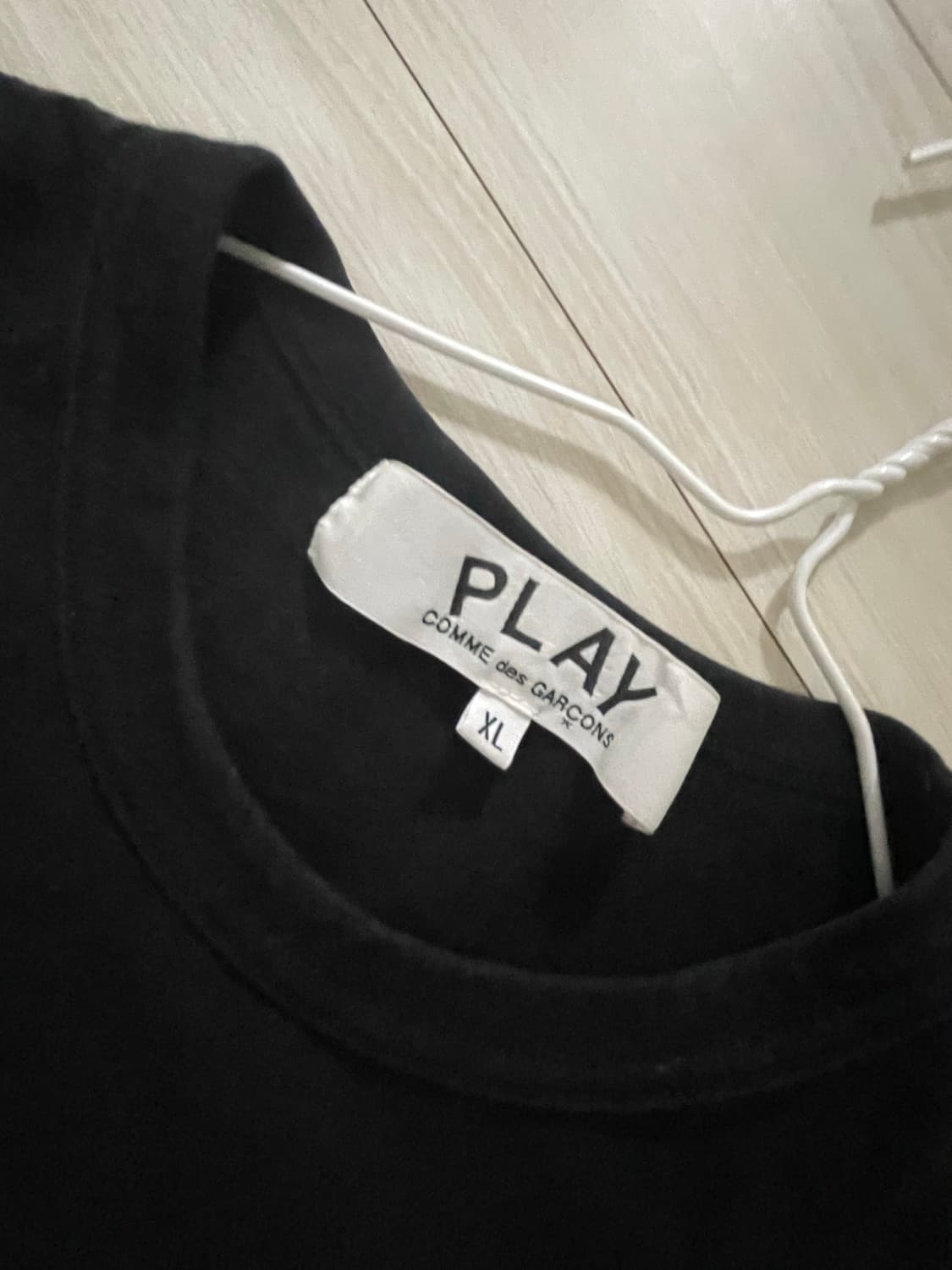 정품)꼼데가르송 반팔티 XL 상품이미지2