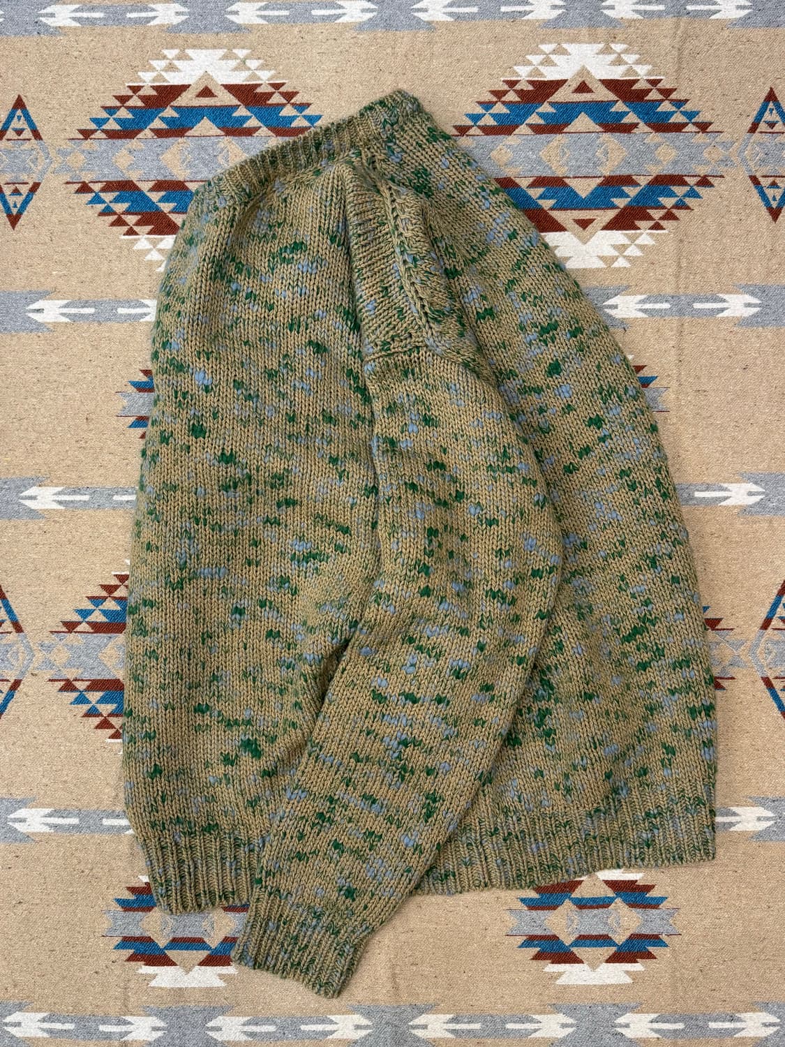 [4] 오라리 울 믹스 컬러 슬러브 얀 니트 스웨터  상품이미지7