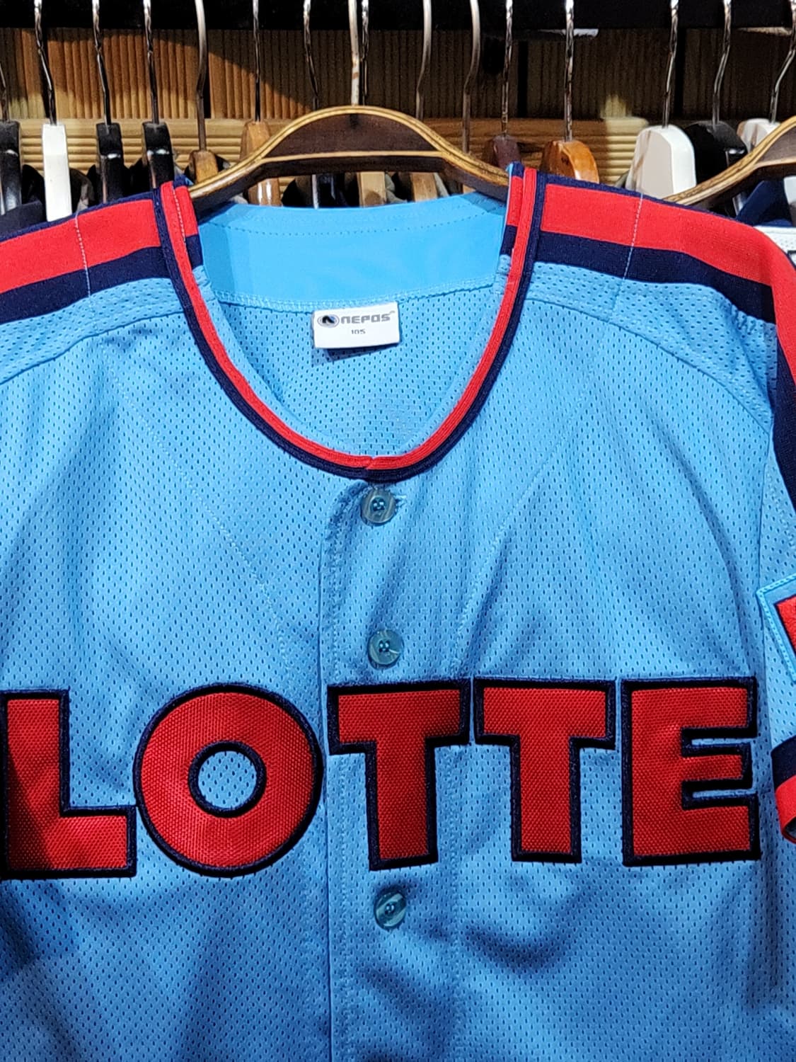 (105) 롯데자이언츠 야구져지 반팔 손아섭 마킹 유니폼 상품이미지2