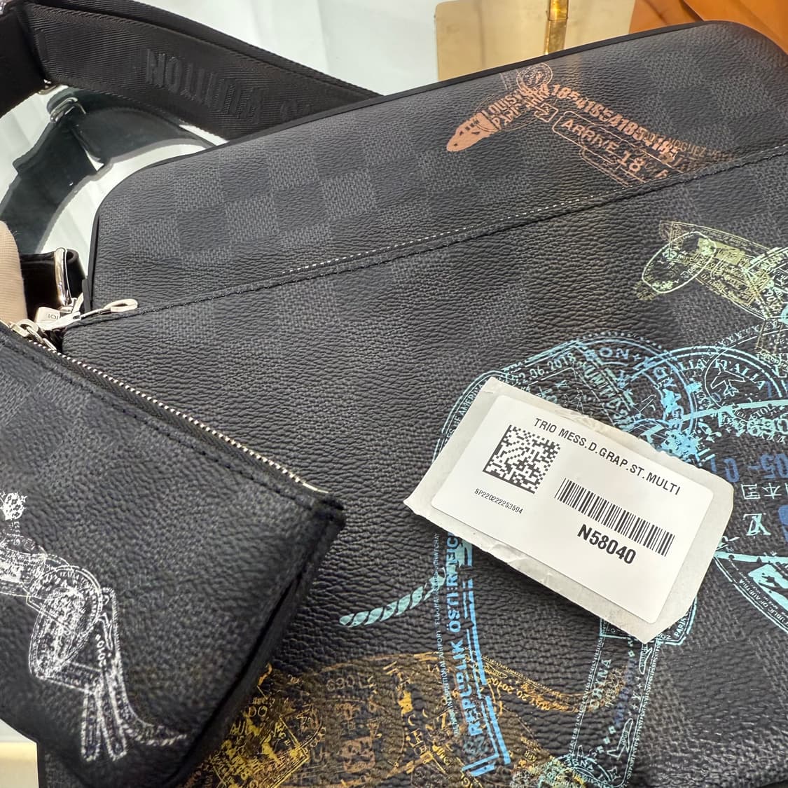 [신품급] 루이비통 다미에 그라파이트 트리오 메센저 크로스백 상품이미지6