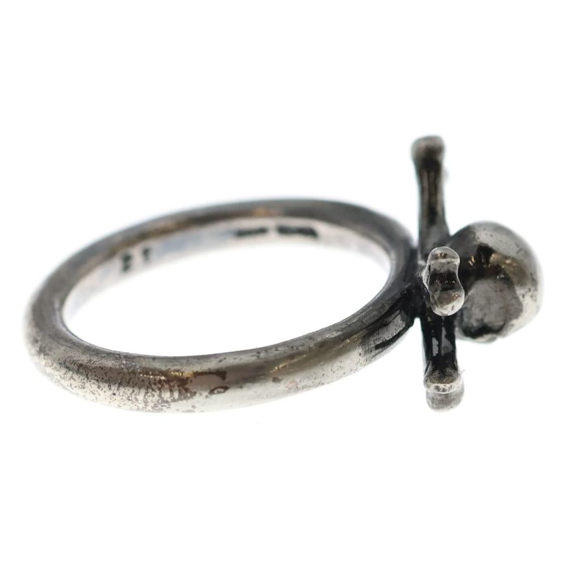 넘버나인 X 잼홈메이드  스컬 크로스본 링 상품이미지5