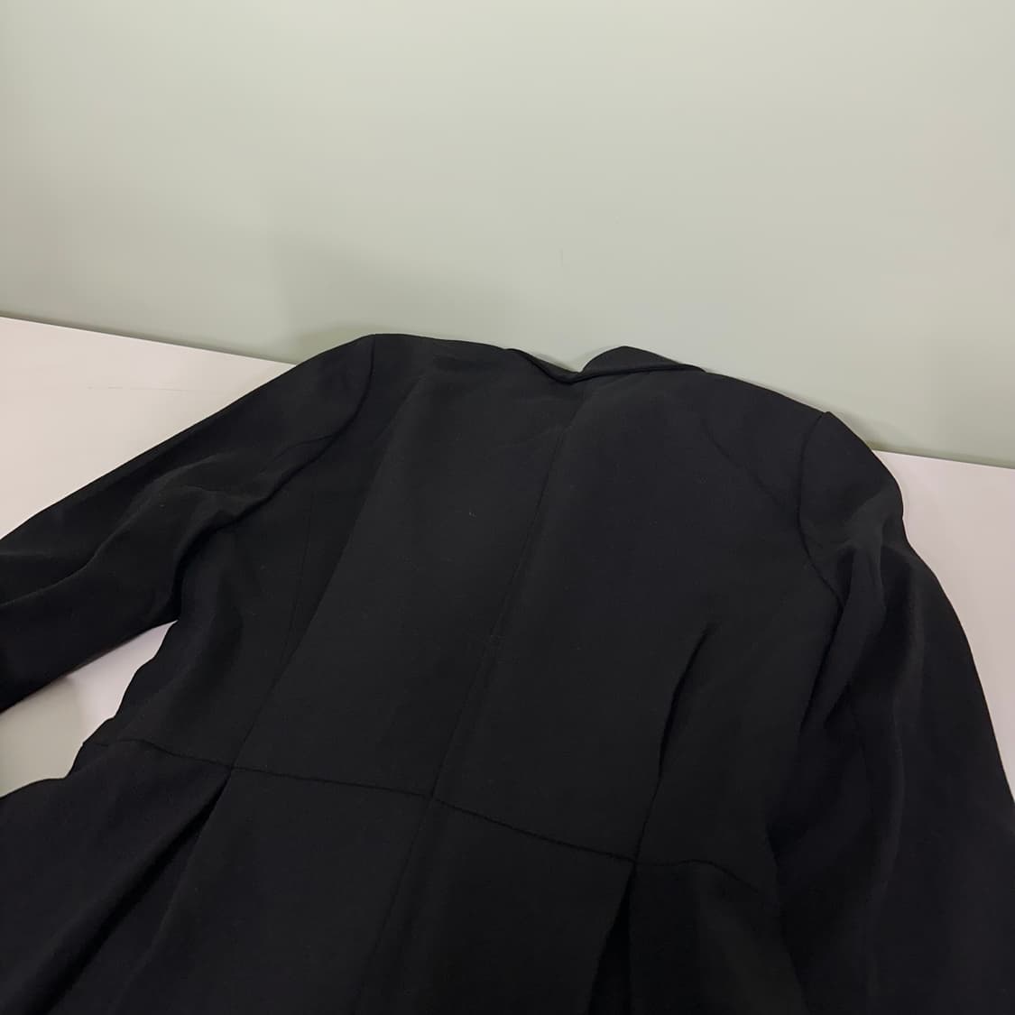 우먼S-M 산드로 라인핏 카라넥 블랙 원피스 블레이져 상품이미지8