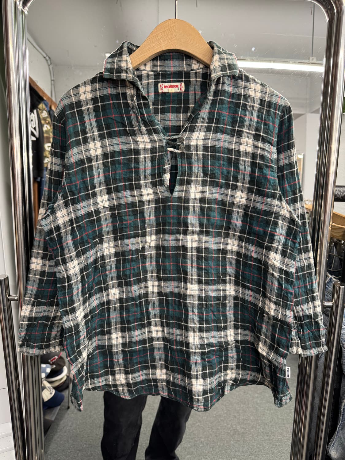 맥그리거 빈티지 우먼스 체크 셔츠 상품이미지1