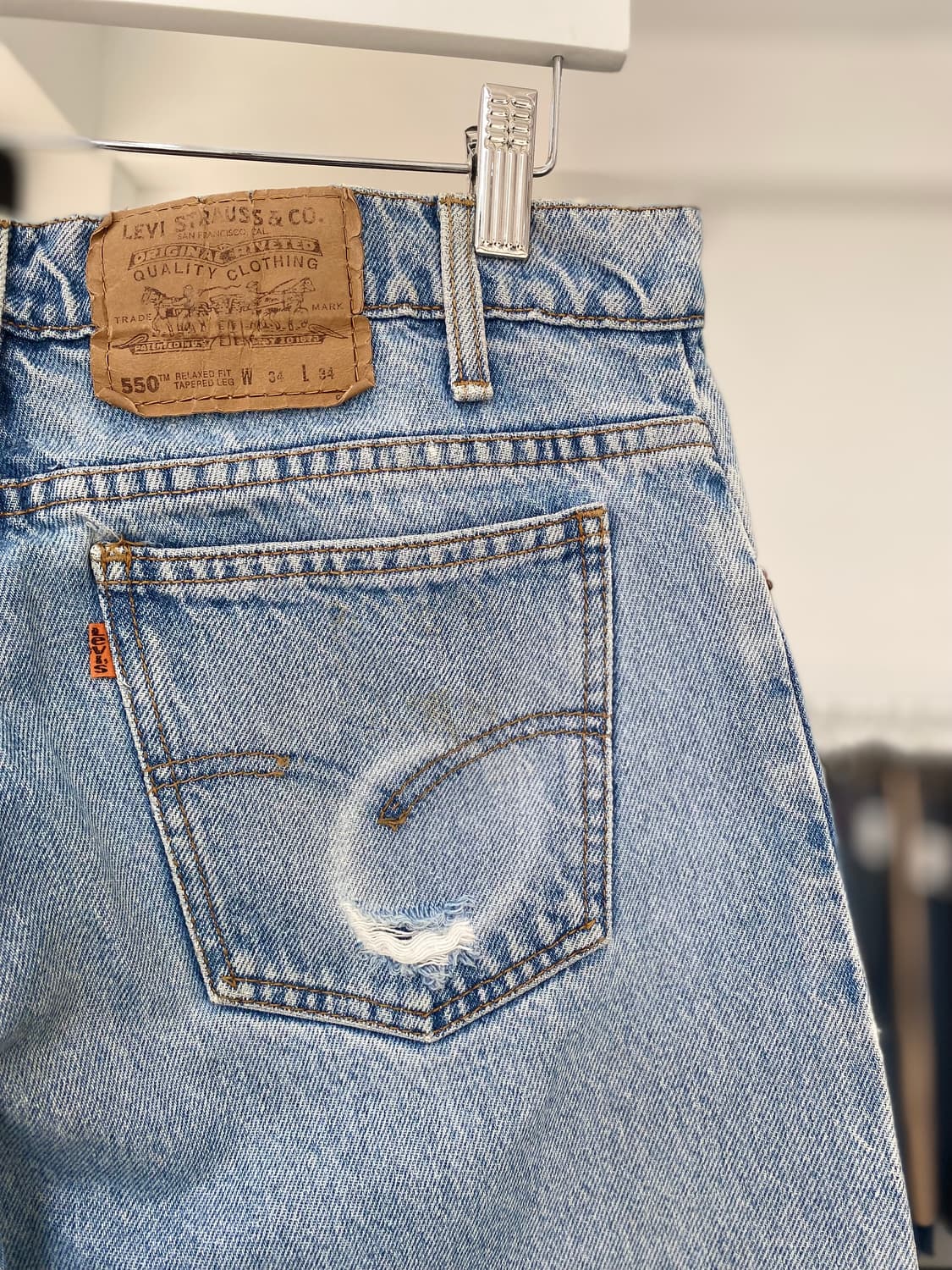 Levis550 90s Orang Tab 33사이즈 a4913 상품이미지6