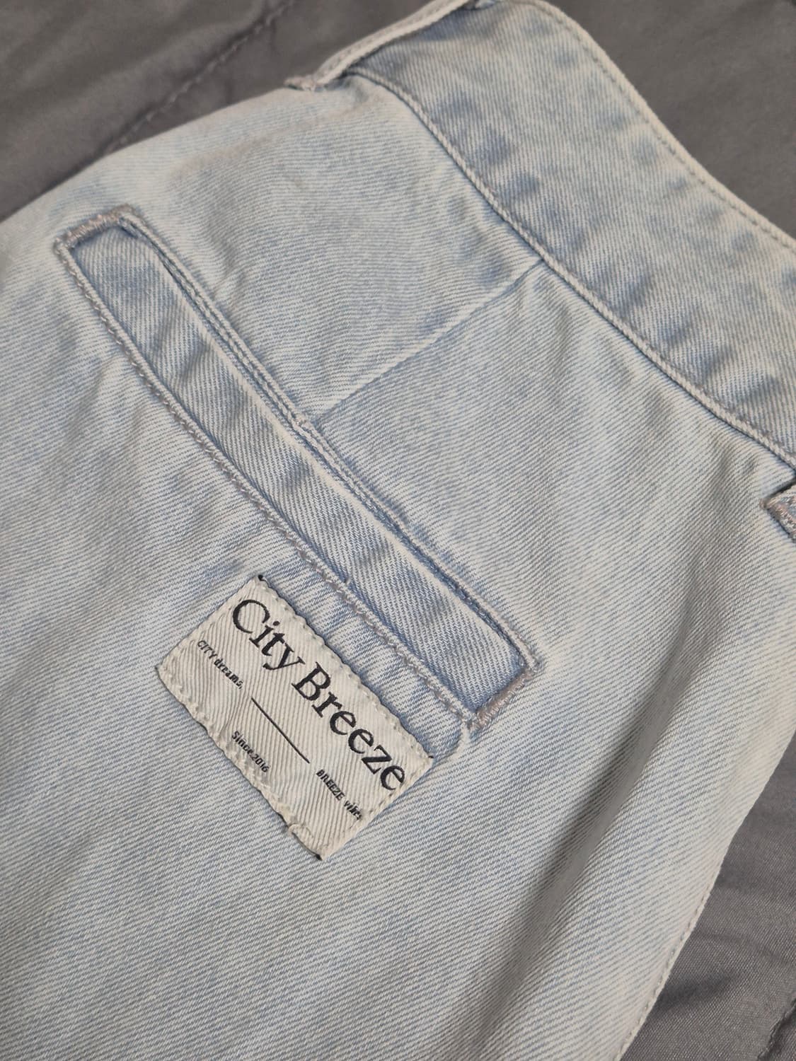 시티브리즈 텐셀 투 턱 와이드 데님 팬츠 봄 여름 청바지 상품이미지6