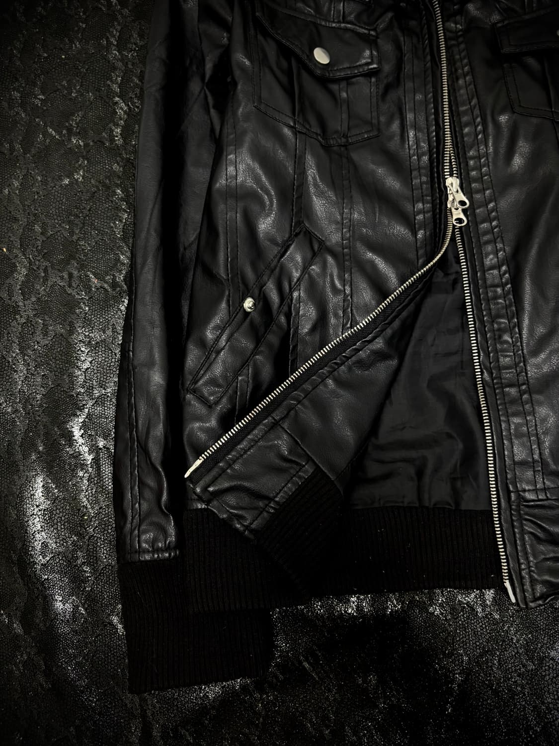  00‘s Design 2-way Double Neck Leather J 상품이미지2