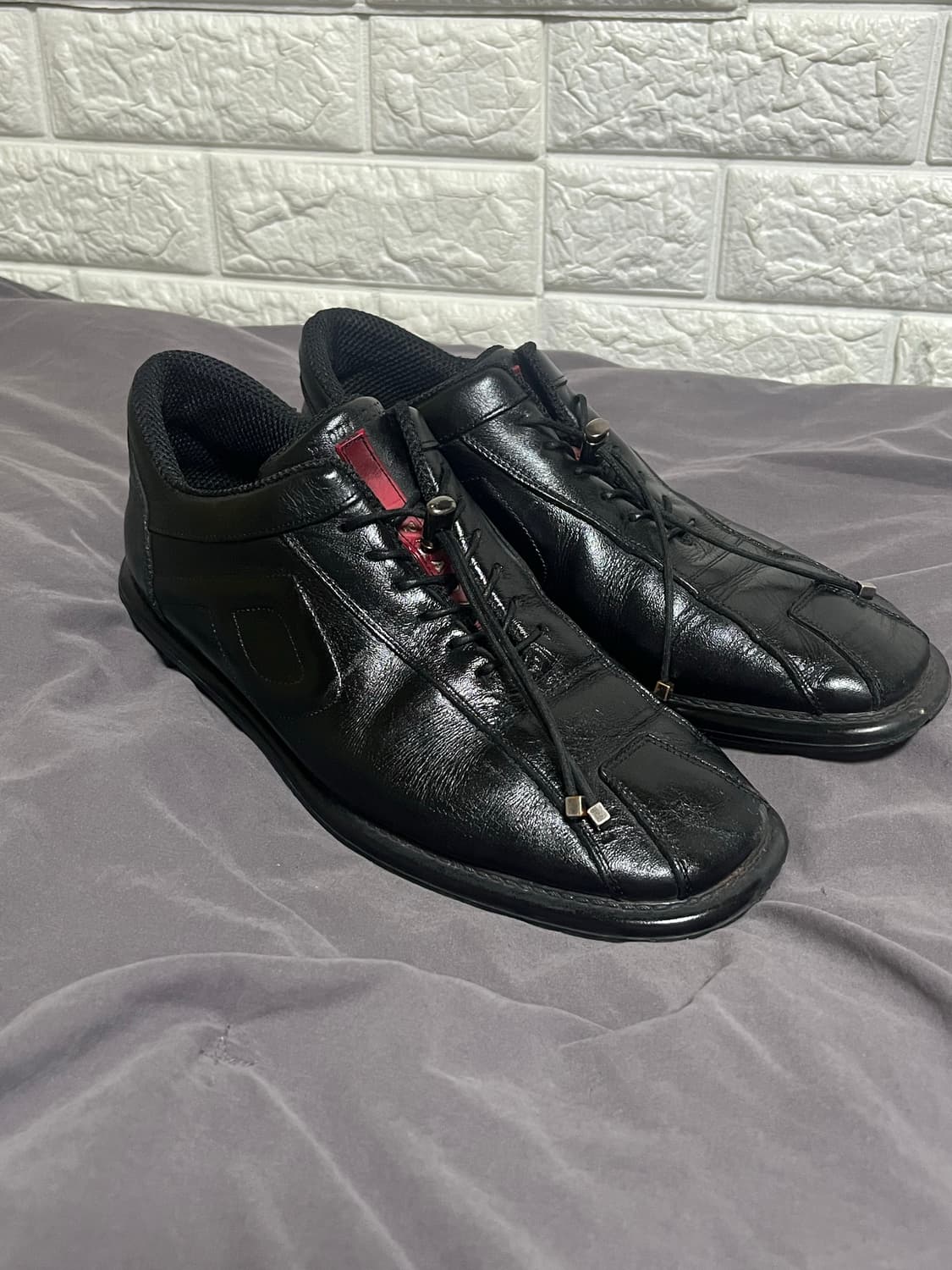 ‘00s’ Prada sports leather semi square  상품이미지2