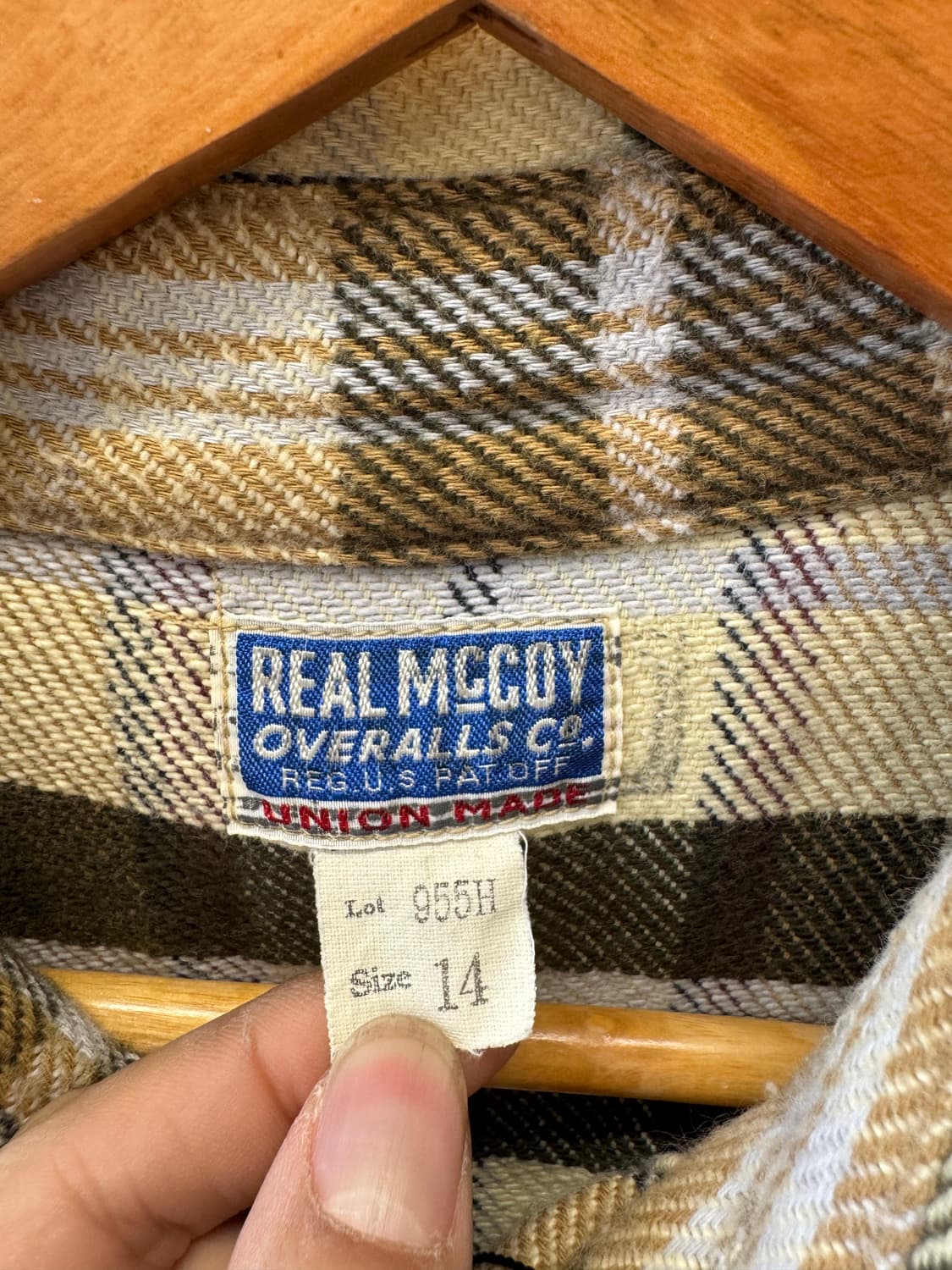 리얼맥코이 플란넬 셔츠 14 상품이미지2