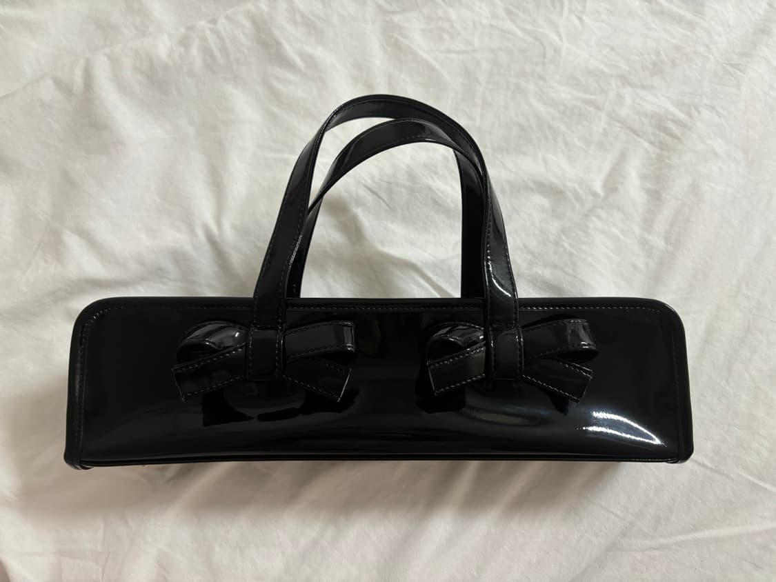 꼼데가르송걸 리본 플루트백 상품이미지3