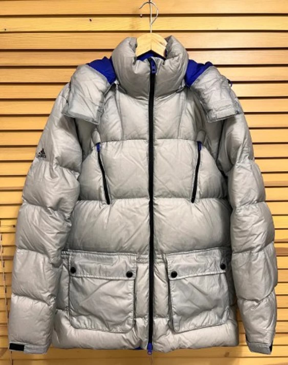아디다스 남성 실버그레이덕다운패딩 L 사이즈 상품이미지3