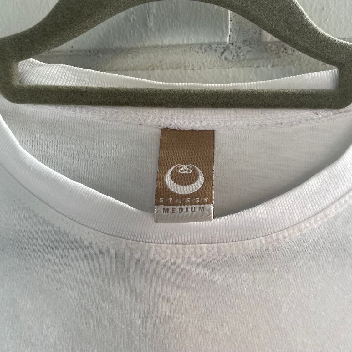 스투시 화이트 롱슬리브 상품이미지5