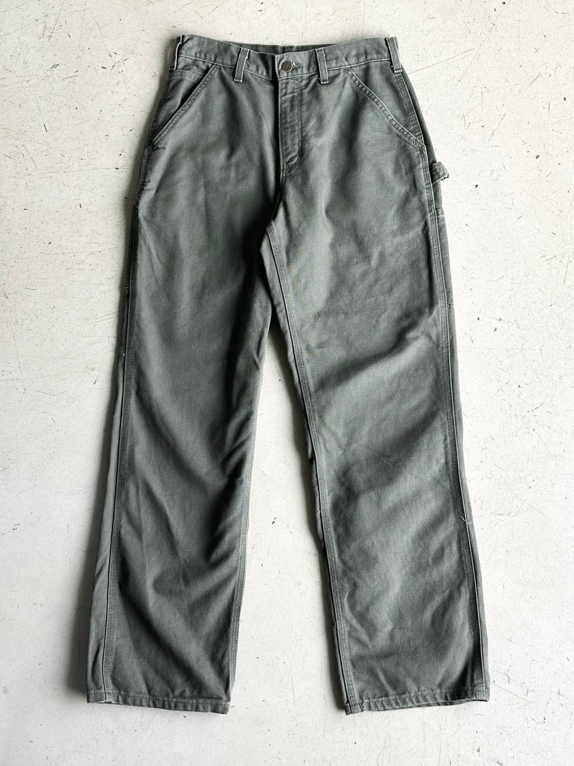 칼하트 던가리 워크 팬츠 카키 상품이미지3