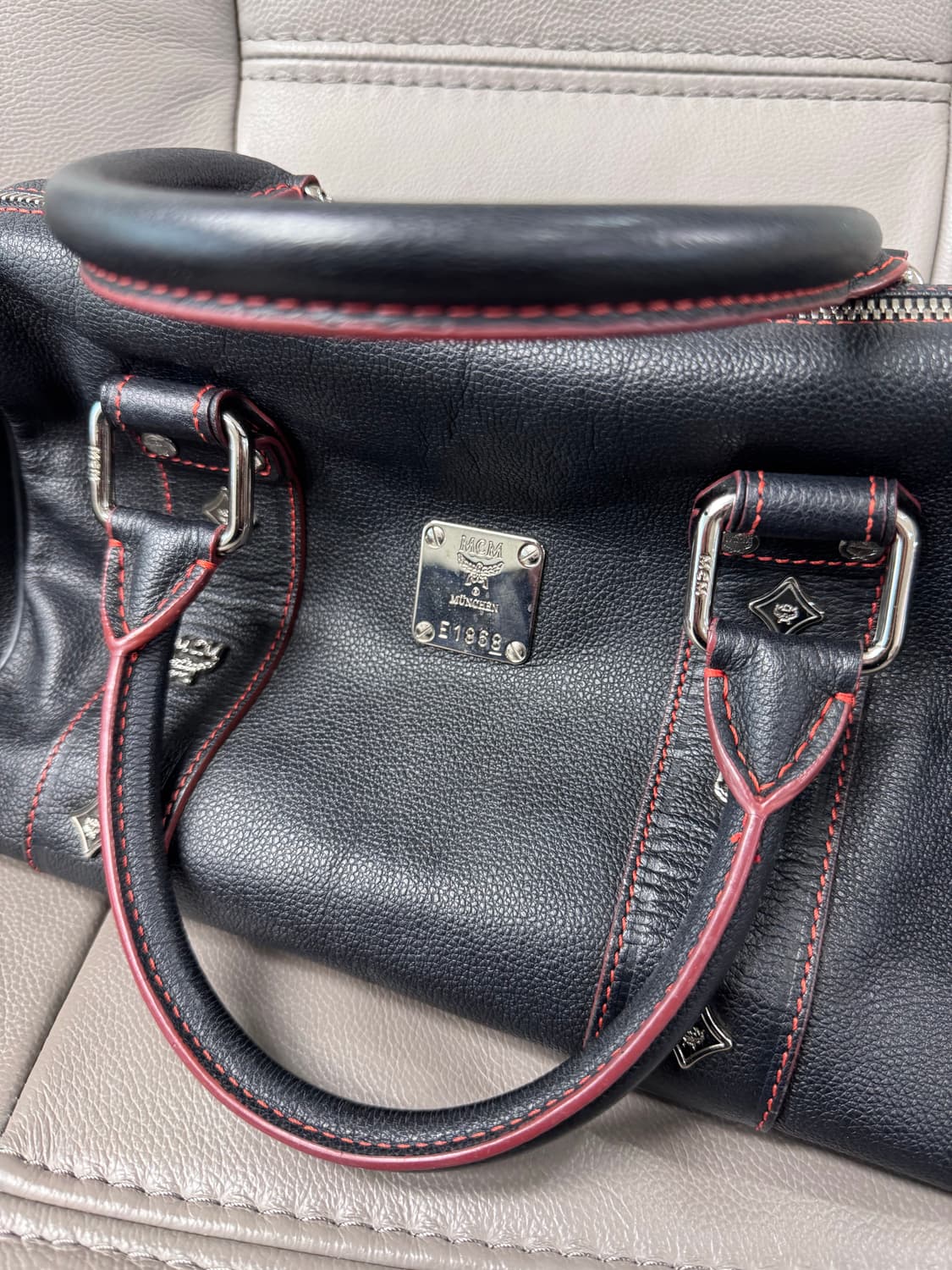 MCM 핸드 토트백 블랙 상품이미지3