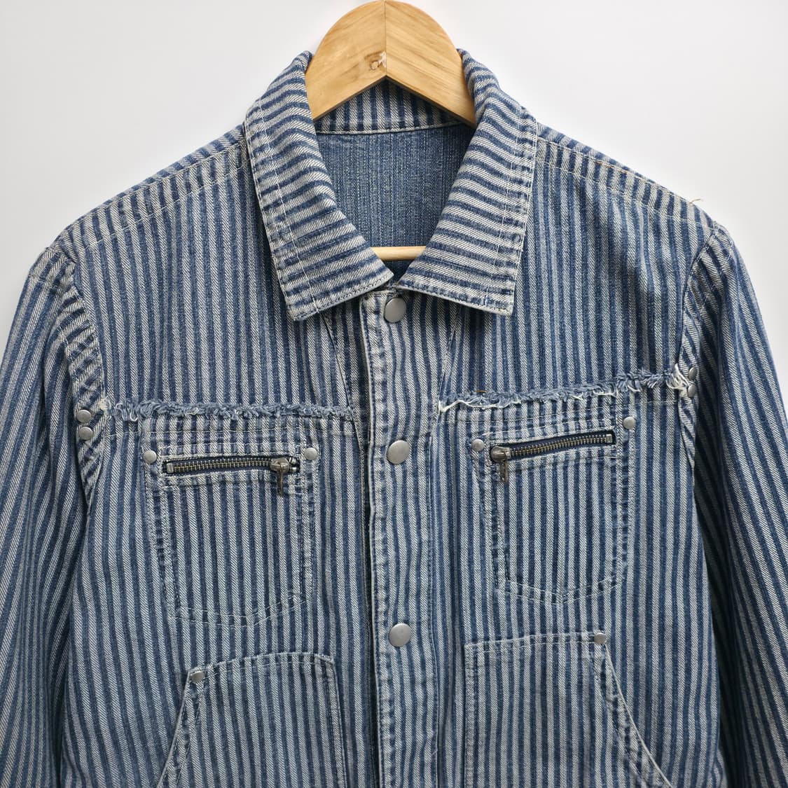 [L] 디젤 리버시블 히코리 데님 자켓 상품이미지6